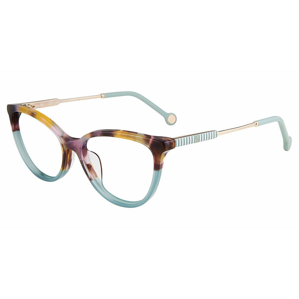 NWT Carolina Herrera VHE817K-0GEN-53 Multicolor 53mm Eyeglasses